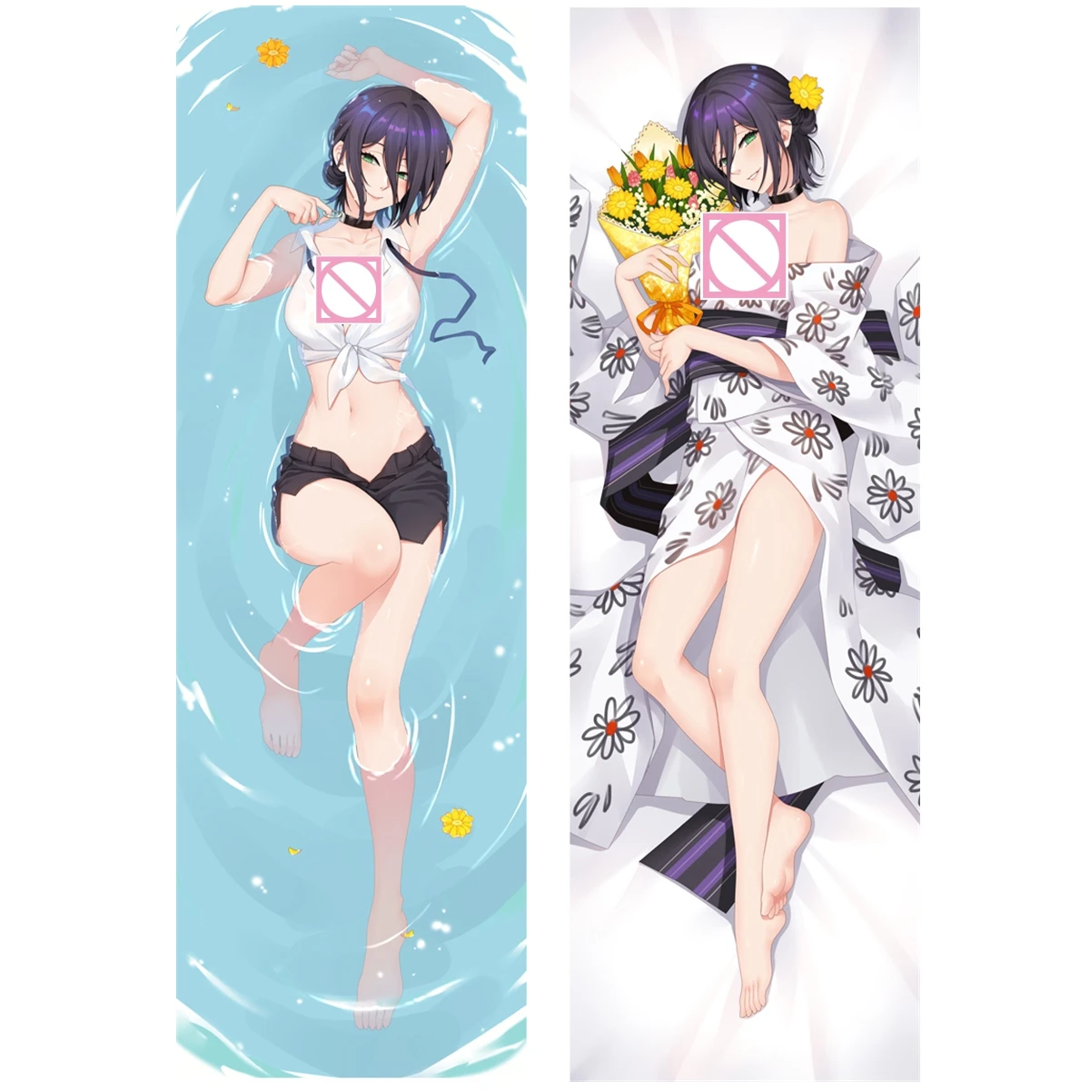 

Boyoxon Reze Anime Figure Pillow Case Cover Hugging Pillow Pillowcase Double-Sided Printed Peach Skin/2WAY Plush Multi-Size