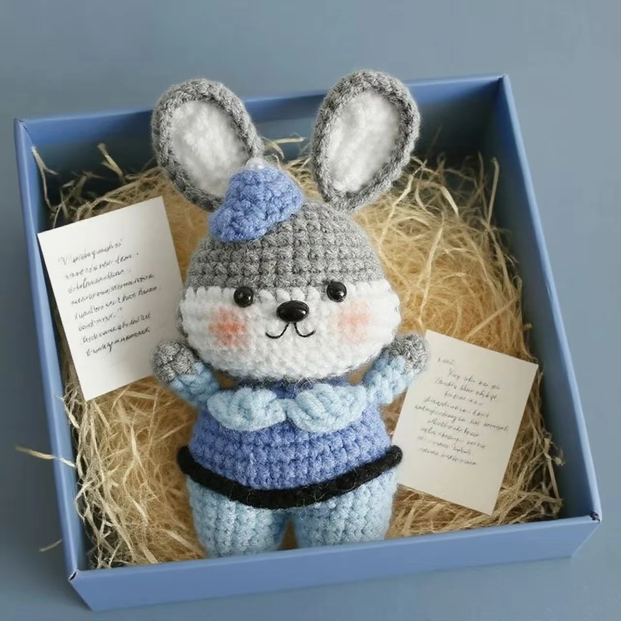 

Милый кролик, серия кукол, вязаные крючком брелоки ручной работы, вязаный брелок с кроликом для сумки, подвеска, брелок с мультяшной куклой в виде животного для подарков