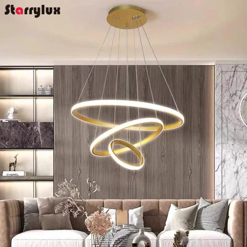 

Modern Nordic LED Pendant Light for Restaurant/Bar/Bedroom, 3-Color Dimmable chandelier