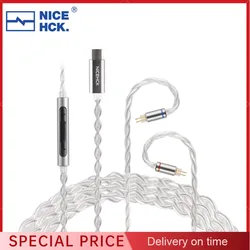NICEHCK SP4 Type-C 2Pin CX31993 DAC Decoding HiFi Audio IEM Cable Wire for 4U Delci Explorer DaVinci