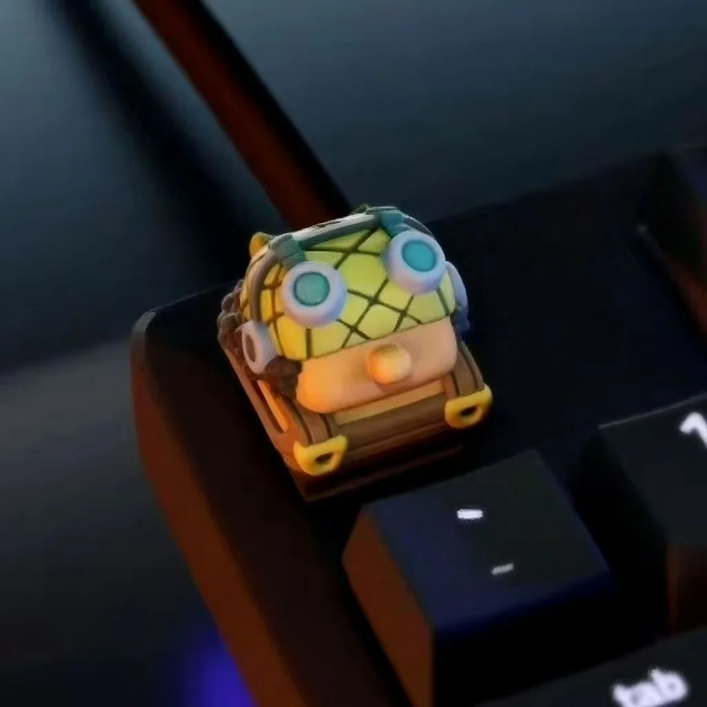 การ์ตูนอะนิเมะวันพีชรูป DIY นามิ ช็อปเปอร์ อุซปป์ปุ่มกดคีย์บอร์ด ESC ฐานปุ่มกดของขวัญ