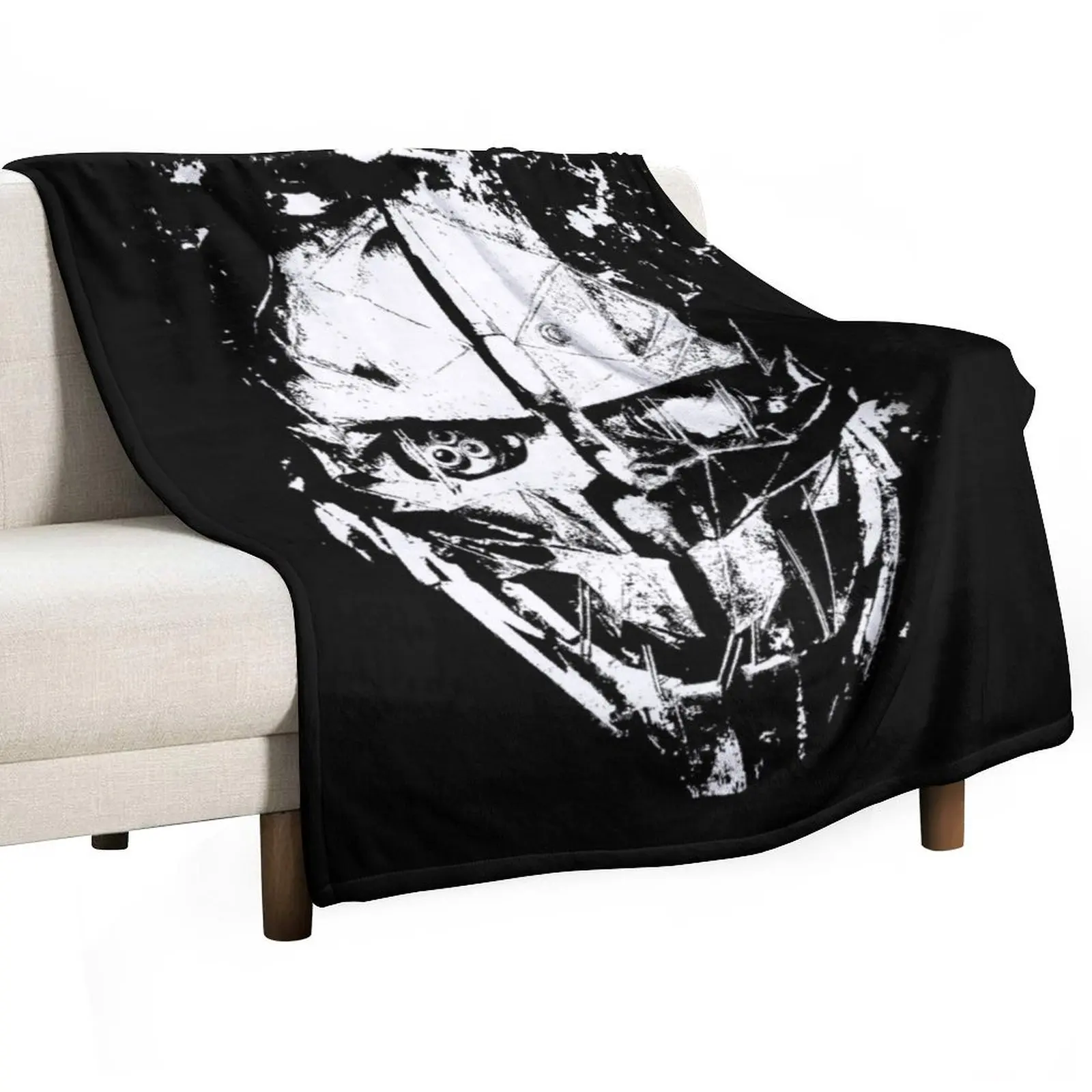 

Dishonored 2 Throw Blanket manga bed plaid Furrys Blankets