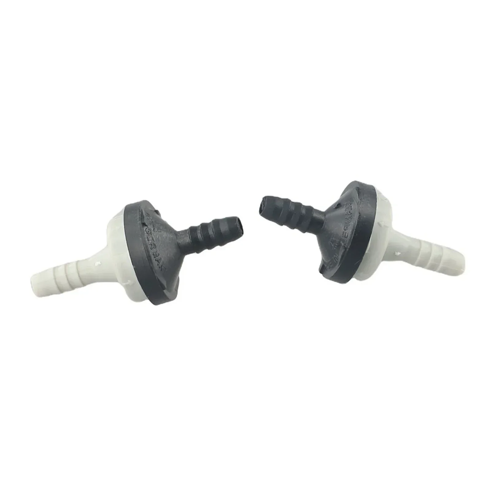 Efficient And Easy To Install Vacuum Air Pump Check Valves (2 Pack) For A4 For TT For Passat 1 8T Black & White