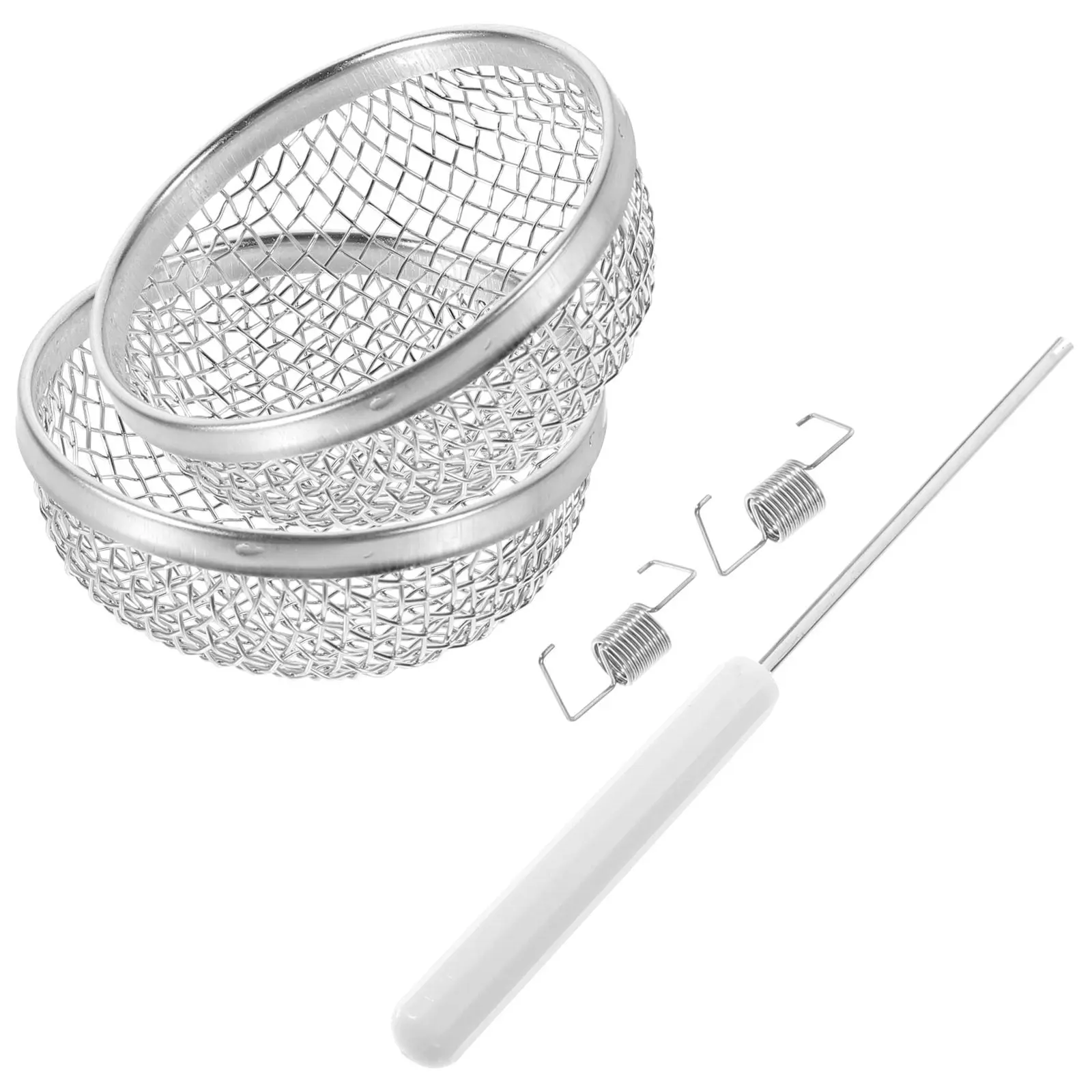 

2Pcs Stainless Steel Rv Vent Cover 2.8 Inch Diameter for Water Heater Ventilation with Insect Prevention Mesh Screen Rv