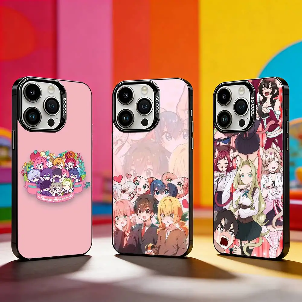 

Anime T-The 100 G-Girlfriends Phone Case For iPhone 17,16,15,14,13,12,11 Plus,Pro Max,XS,Colored silver phone case