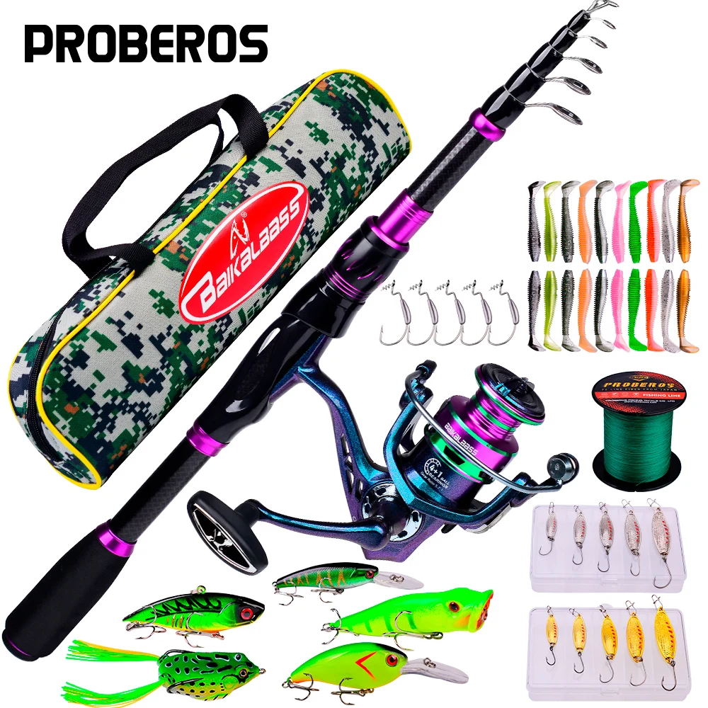 PROBEROS 2.1m Baitcasting/Spin - Fishing Equipment Online recensione e prezzo