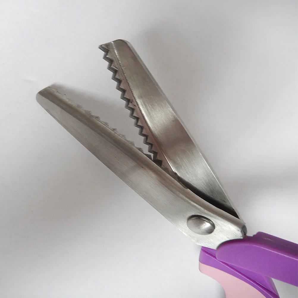 9.3 Polegada tesoura de aço inoxidável alça anatômica rolamento de esferas conjunta artesanato tesouras para tecido papel pinking alfaiate costura