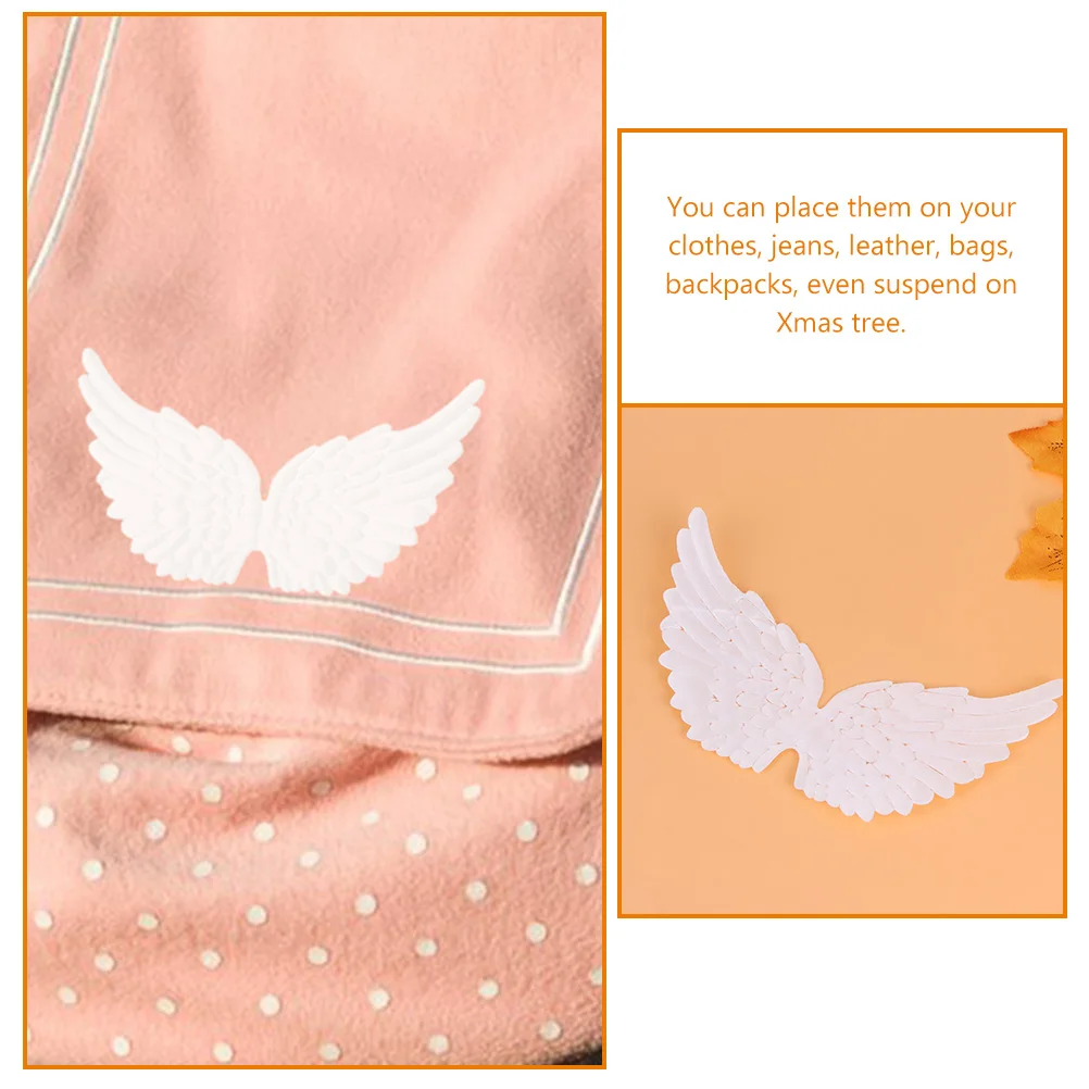 

24pcs Angel Wing Accessories Mini Fairy Diy Decor Clothing Garment Crafts Headdress Miniature Wings For Clothes Handicraft