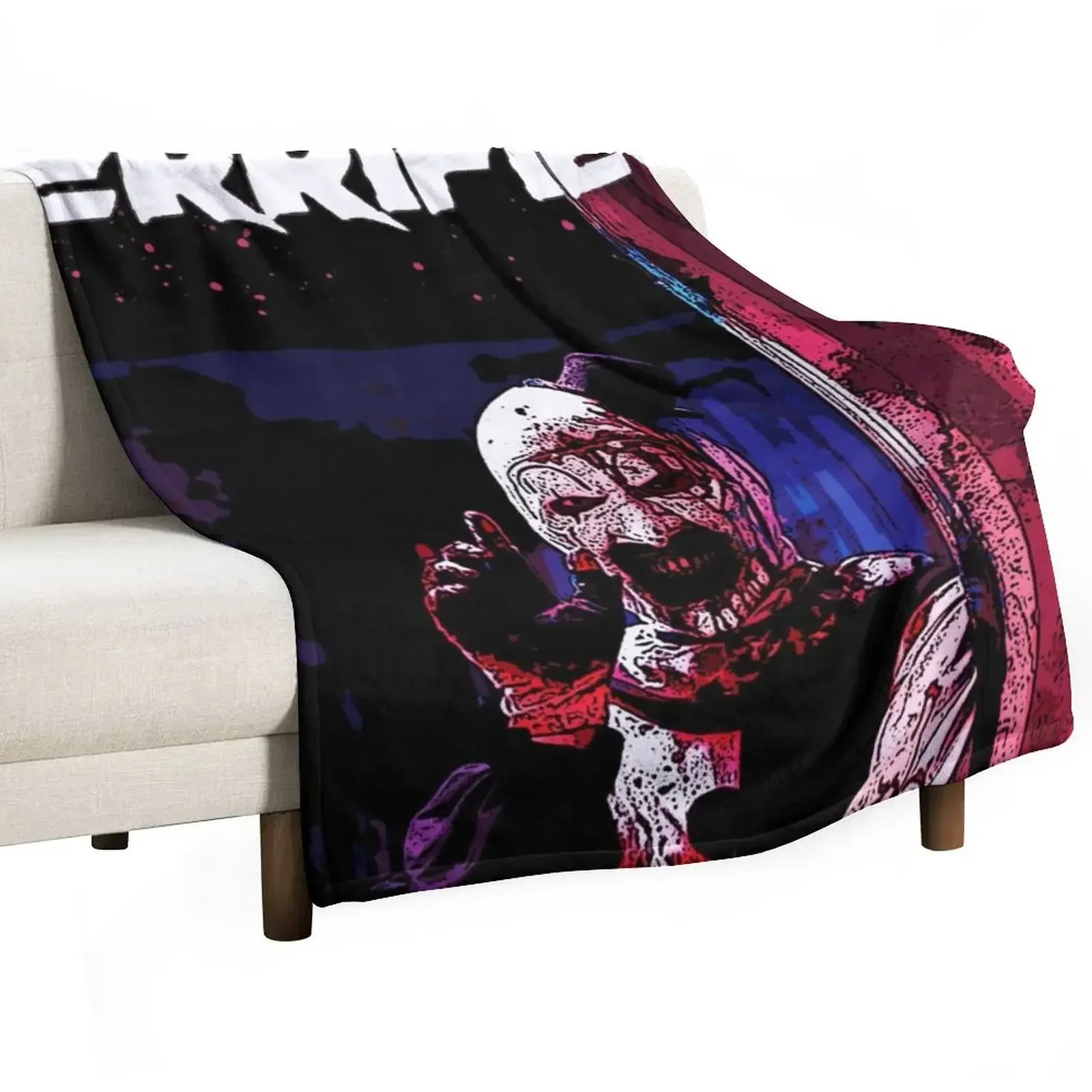 

Terrifier Throw Blanket funny gift Decoratives Warm Sofa Throw Blankets