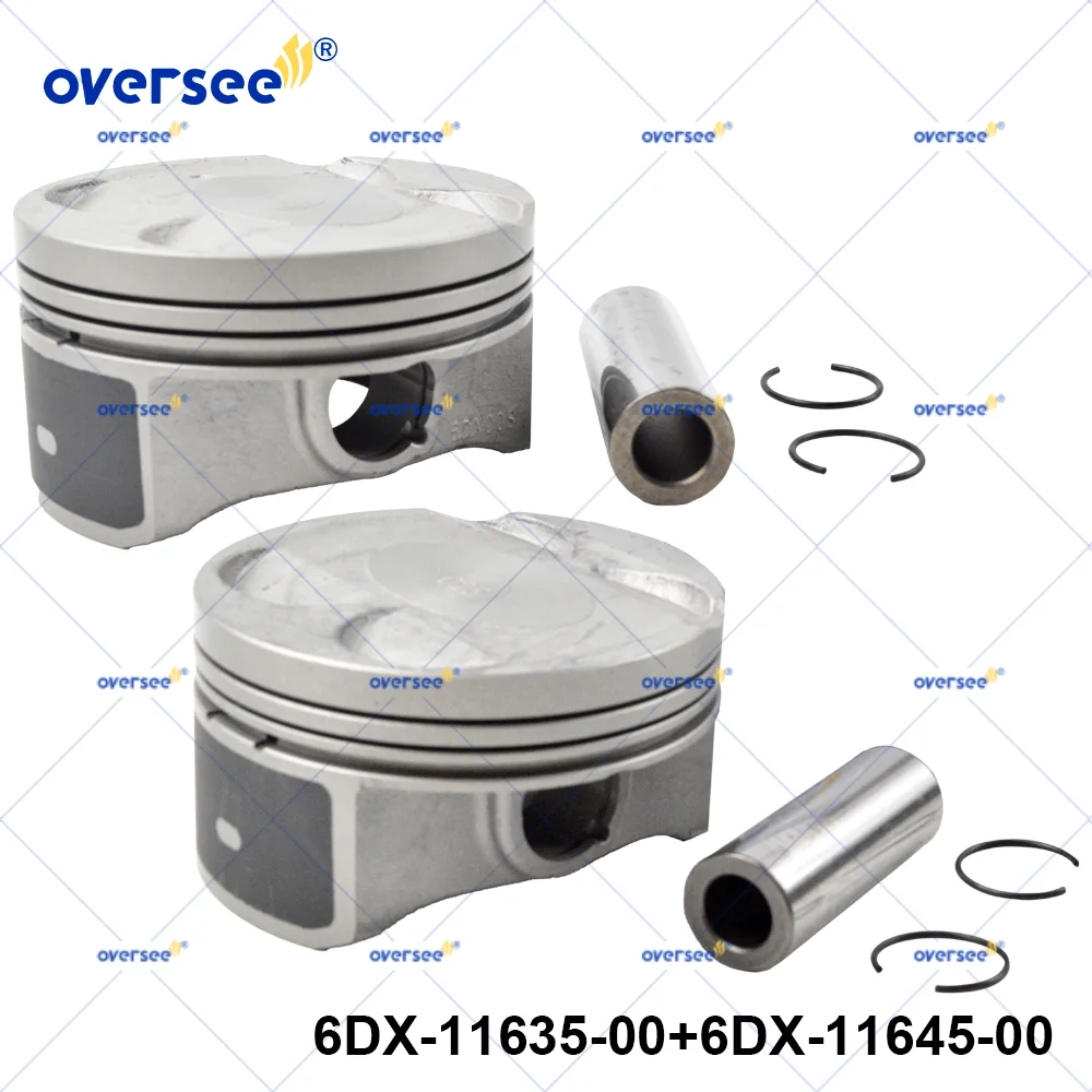 

Oversee 6DX-11635-00 & 6DX-11645-00 Piston Set +0.25mm for Yamaha Waverunner F250 Outboard Engine