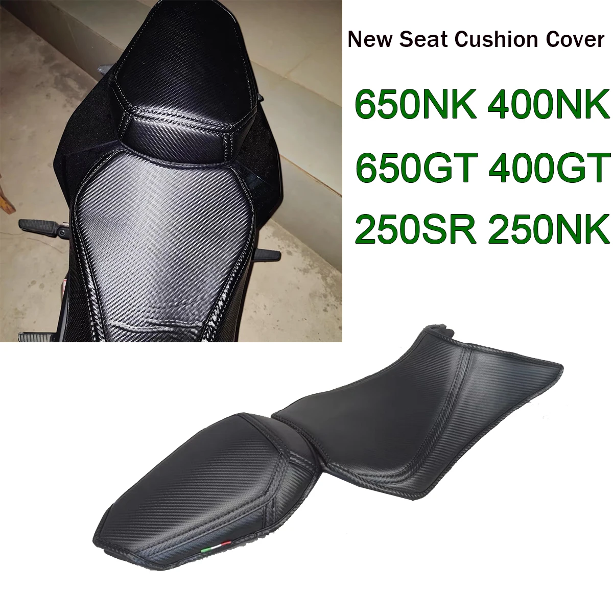 

New Custom Cushion Soft Seat Cover Thickening and softening For CFMOTO 650NK 650GT 400GT 400NK 250SR 250NK SR250 CF250 CF400