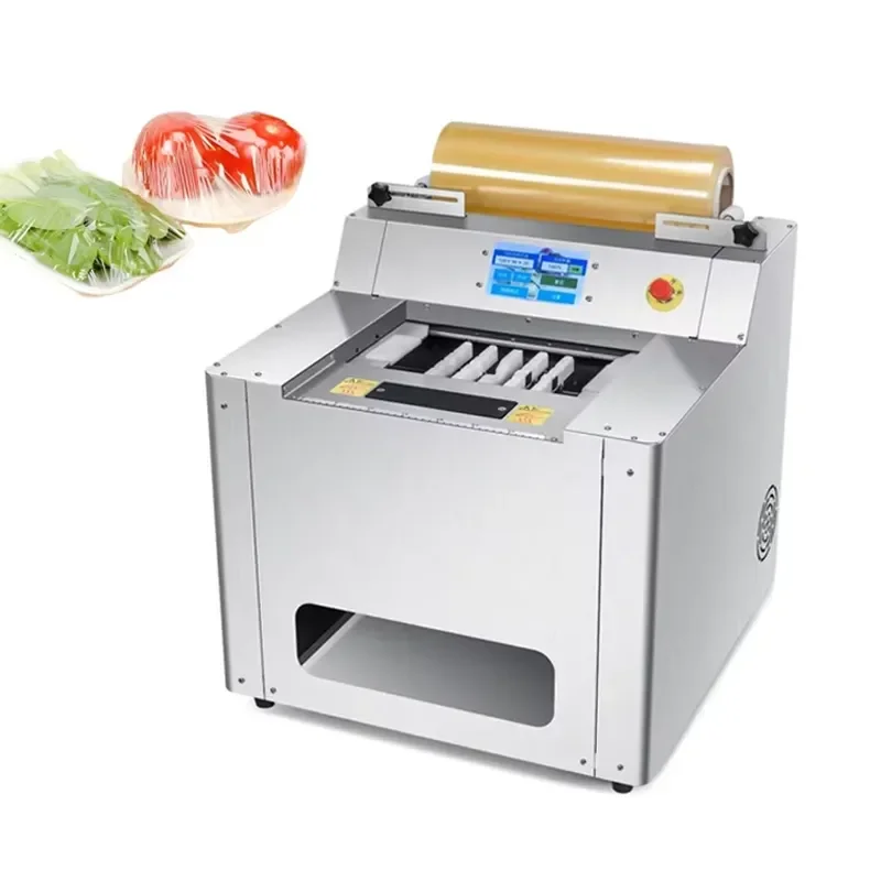 2026 CE High Speed Stretch Plastic Wrap Food Preservation Plastic Packaging Machine Wrapping Machine