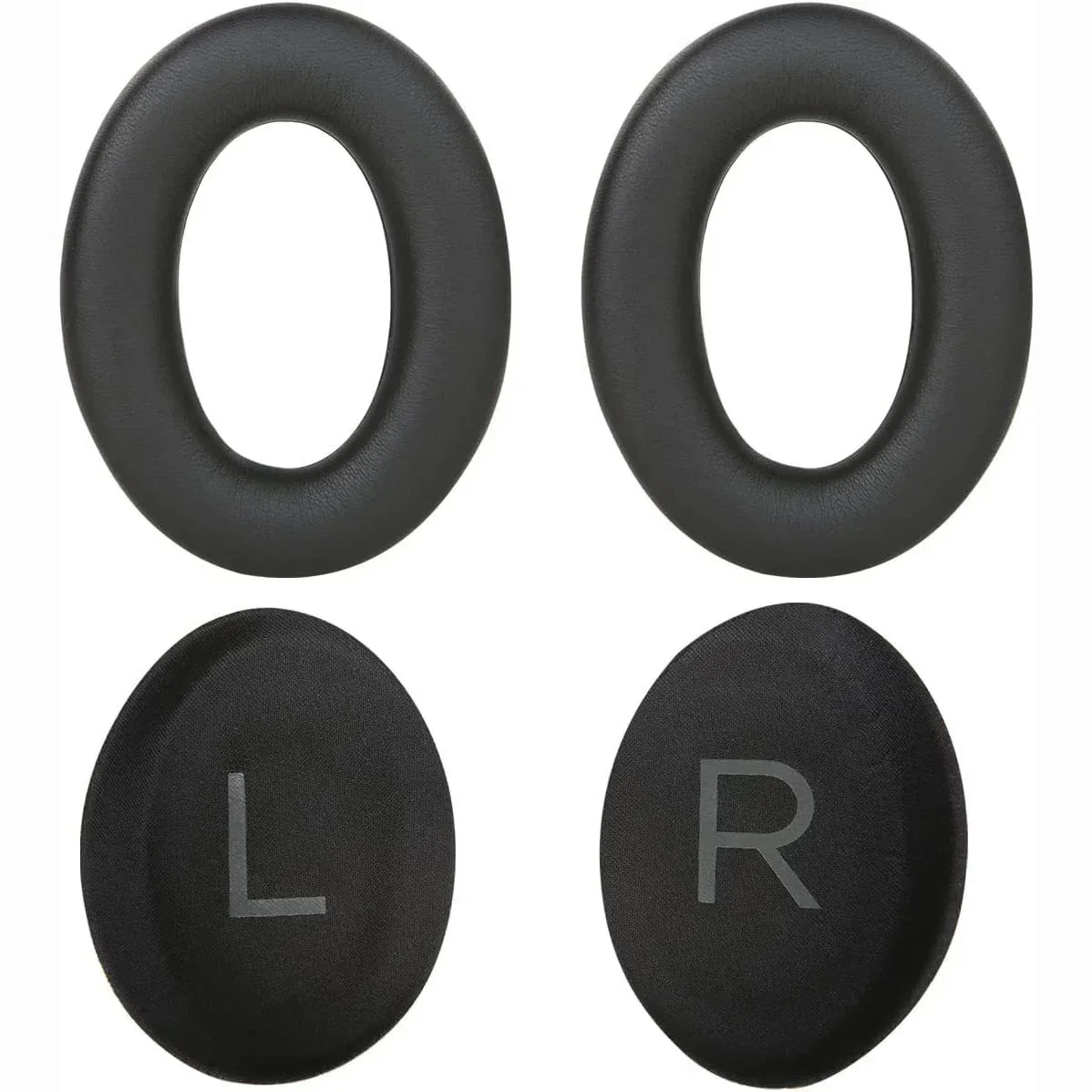 1 Pair Replacement Ear Pads Cushions for Bose QC45 QuietComfort QC 45 Headphone Softer Protein Leather Earpads