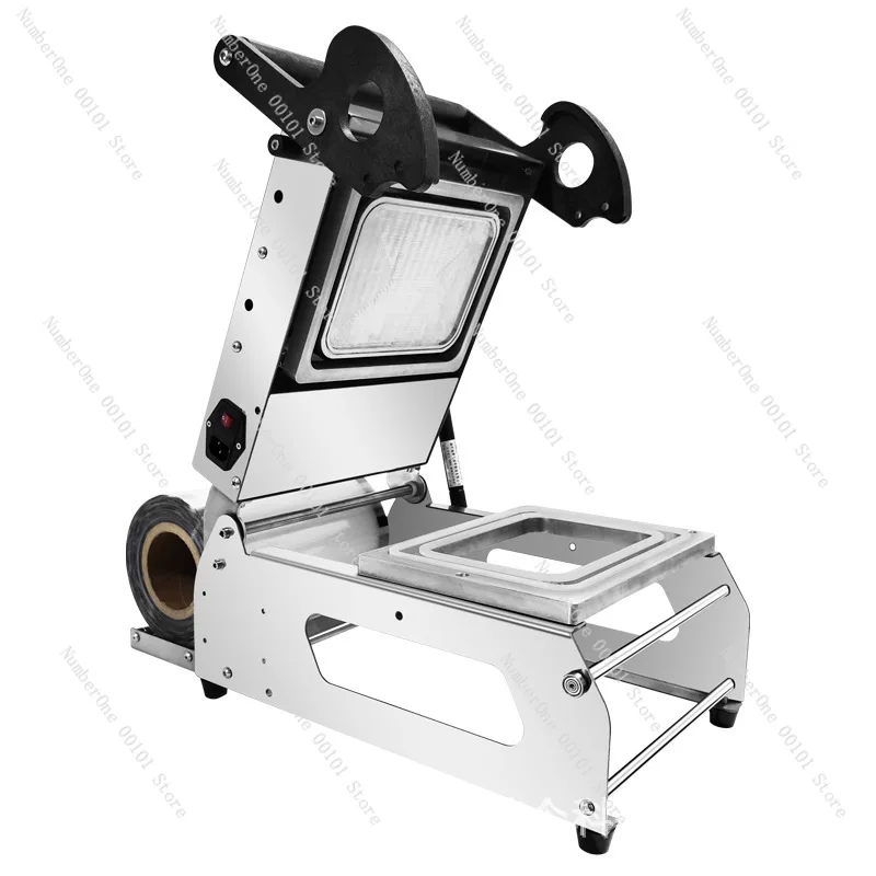 Hand Pressure Sealing Machine Takeaway Fast Food Packing Machine Deli Box Sealing Packaging Machine Small Custom Braised Round B