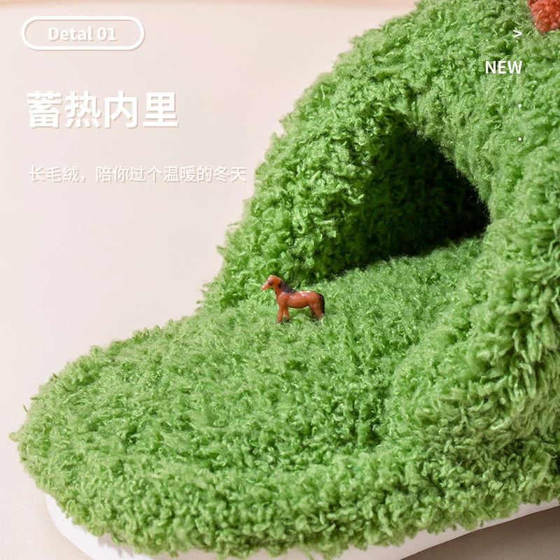 Children's Slippers Winter Indoor Warm Soft Sole Cute Boys' Girls' Baby Cotton Shoes Children's Floor Cotton Slippers For Kids