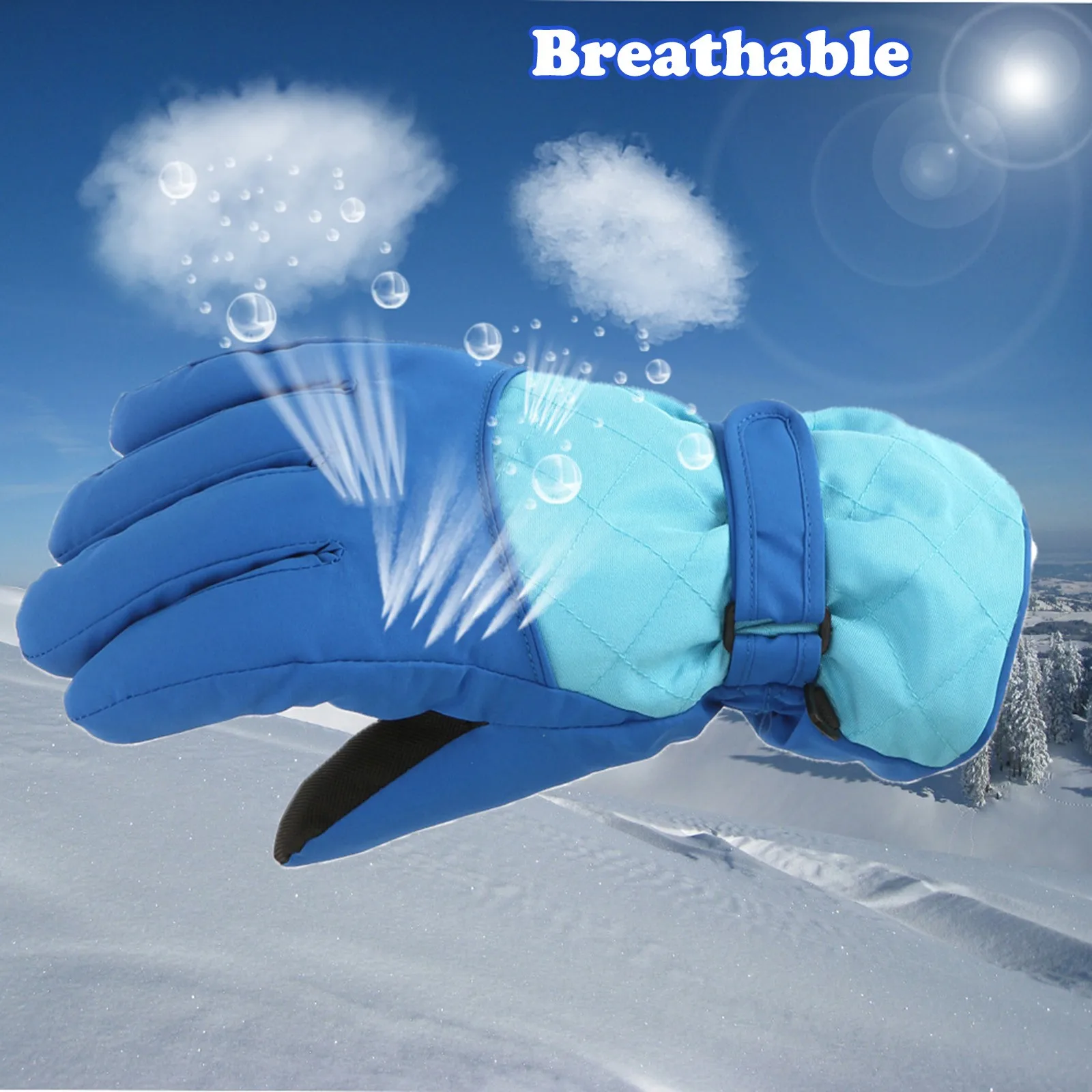 

Детские уличные водонепроницаемые лыжные снежные перчатки, зимние теплые удобные защитные ветрозащитные перчатки для сноуборда шапка детская