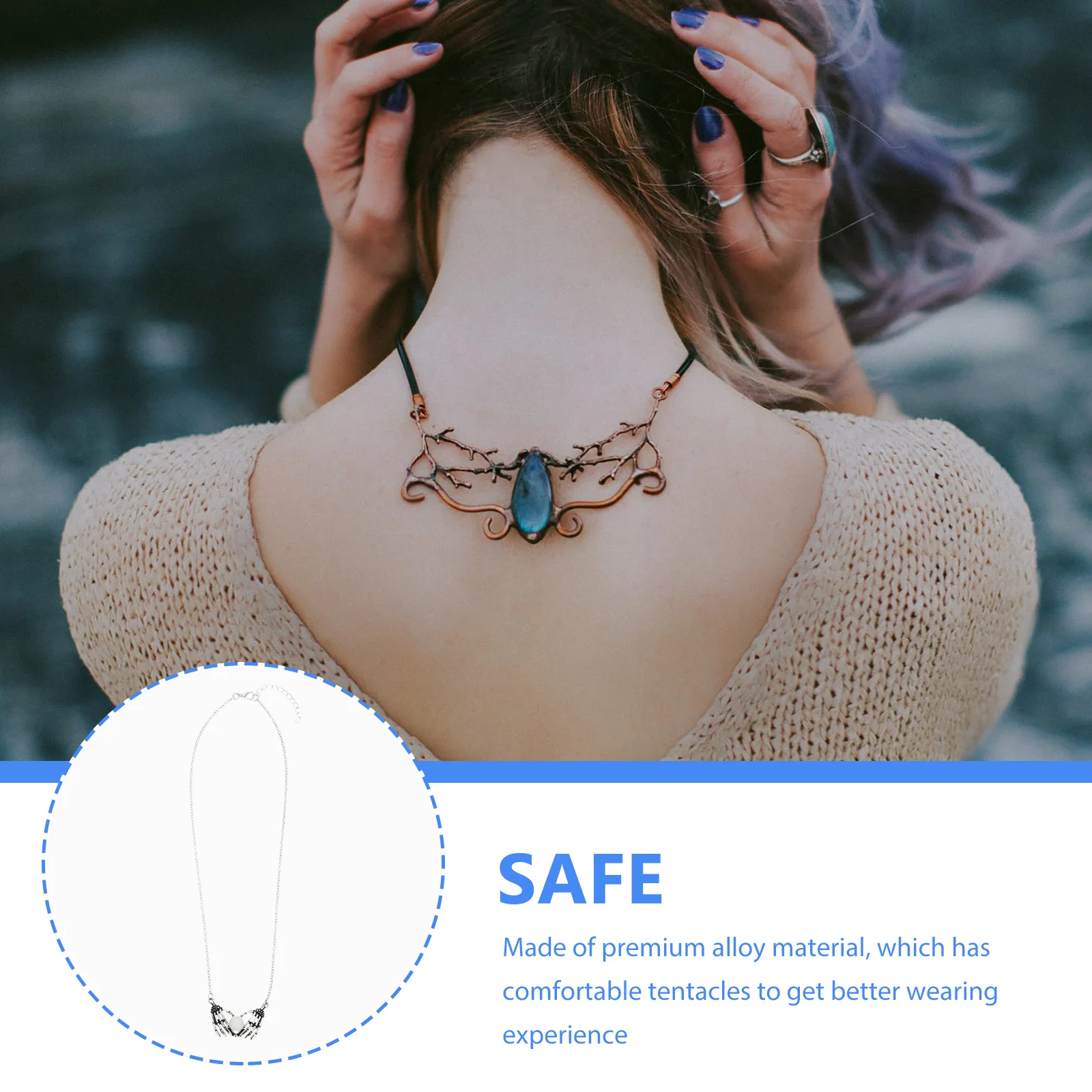 

Necklace Whimsygoth Jewelry Accessories Girls Pendant Halloween Alloy Women