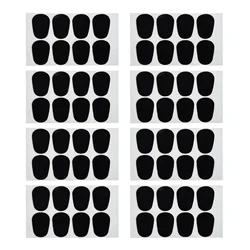 64 Pcs Saxophone Tooth Pad Mouthpiece Cushion Pads Clarinet Cushions Oval Heighten Accessories Rubber