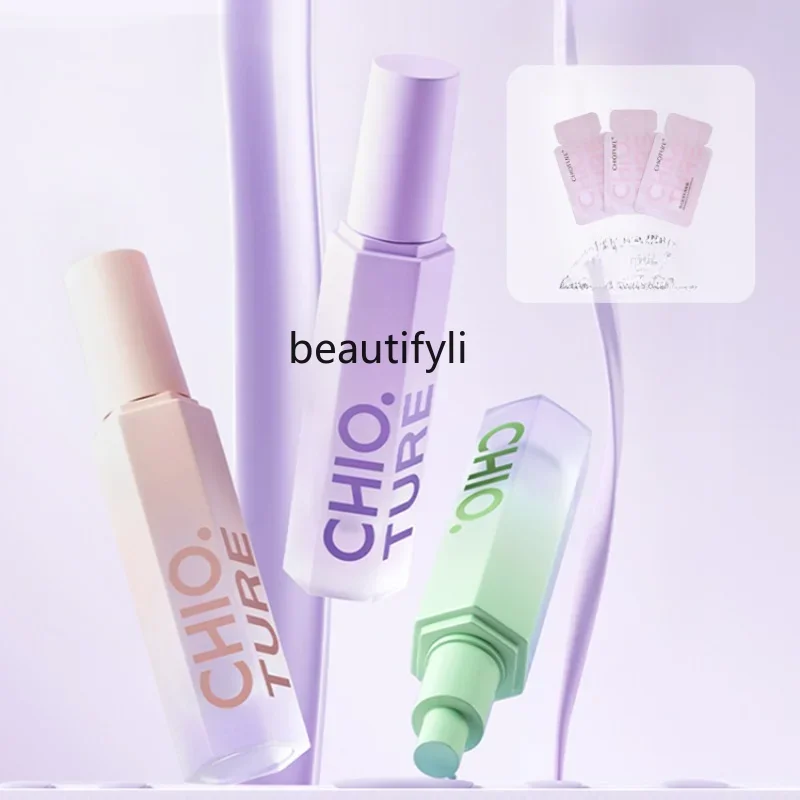 zq CHIOTURE Isolation Natural Core Cream Nourishing Moisturizing Make-up Primer Three-in-One Base Brightening Skin Color