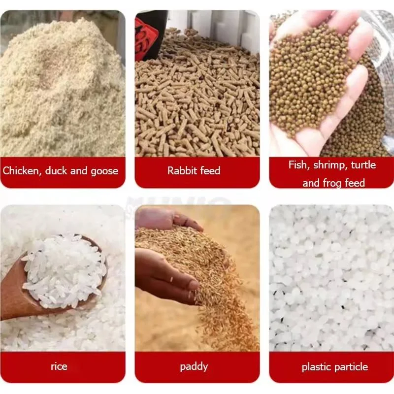 خلاط عمودي أوتوماتيكي عالي الجودة من الفولاذ المقاوم للصدأ ومكونات PLC لتغذية الحيوانات الصغيرة من البلاستيك #6