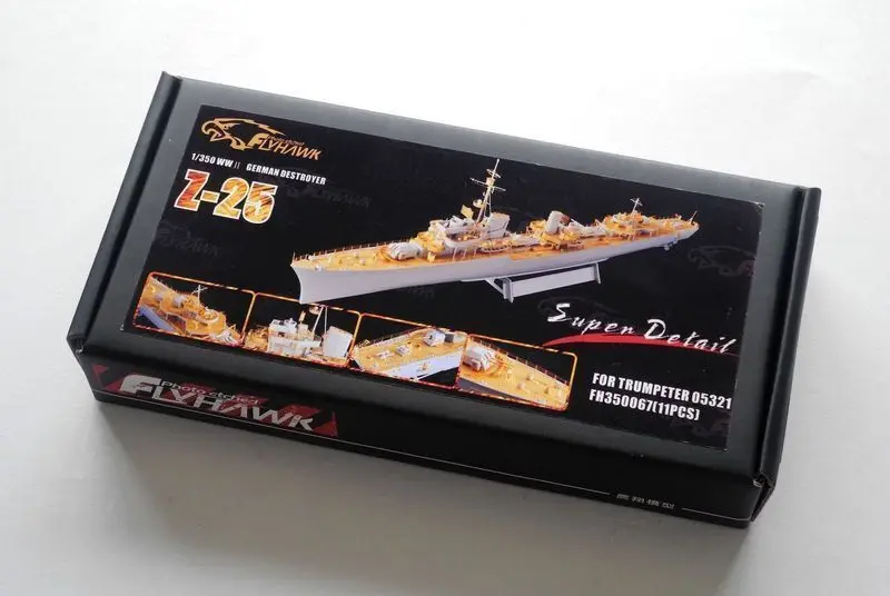 

Flyhawk FH350067 1/350 WWII German Z-25 Destroyer Detailing Set ( For Trumpeter)