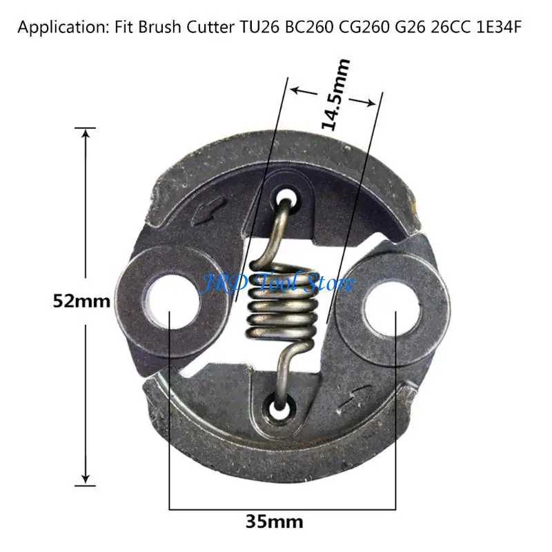 A2UD متين العشب القابض لزور العشب ل G26 26CC 1E34F TU26 BC260 CG260 أجزاء جزازة العشب