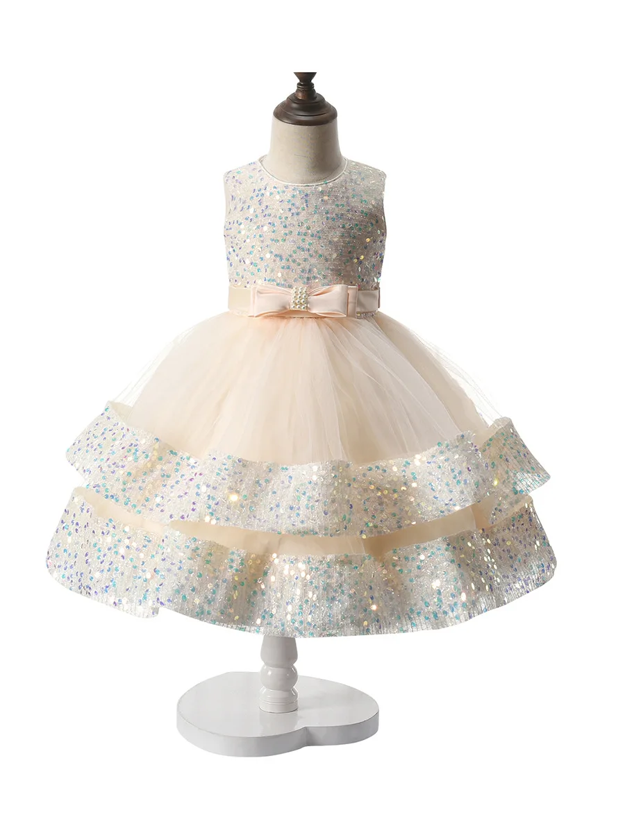 Annabelle Flower Girl Dress Christmas Gift for Kids Baby Clothes Dress for Wedding Party Prom Vestido de Primera Comunión