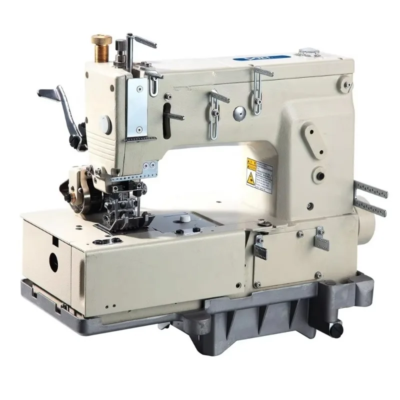 

DT 1508P Flat Bed Double Chain Stitch Machine With Horizontal Looper Movement Mechanism Pants Making Machine