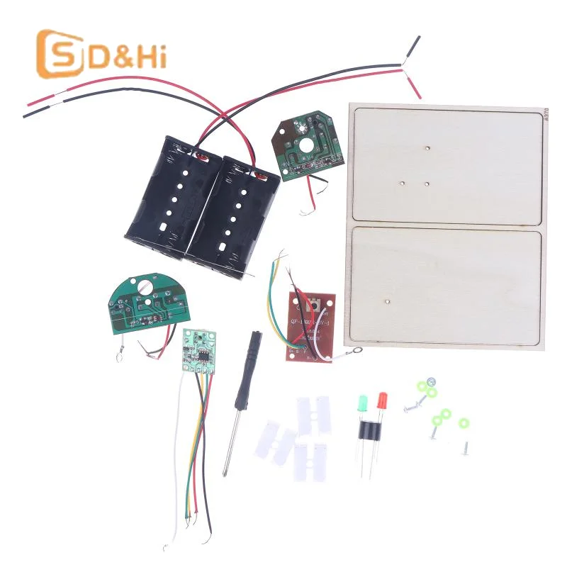 1 Juego de kits STEM, aprender código Morse, construir una máquina telégrafo, experimento de circuito eléctrico, kit de electricidad (sin batería)