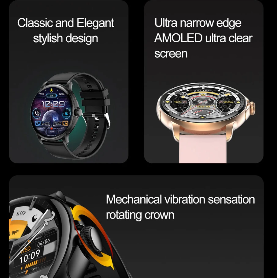 21.2G นาฬิกาอัจฉริยะแนวสปอร์ต1.43 "AMOLED หน้าจอสีน้ำเงินสำหรับผู้ชายผู้หญิงสายรัดข้อมือเพื่อสุขภาพวัดอัตราการเต้นของหัวใจนาฬิกาอัจฉริยะเพลงกันน้ำ