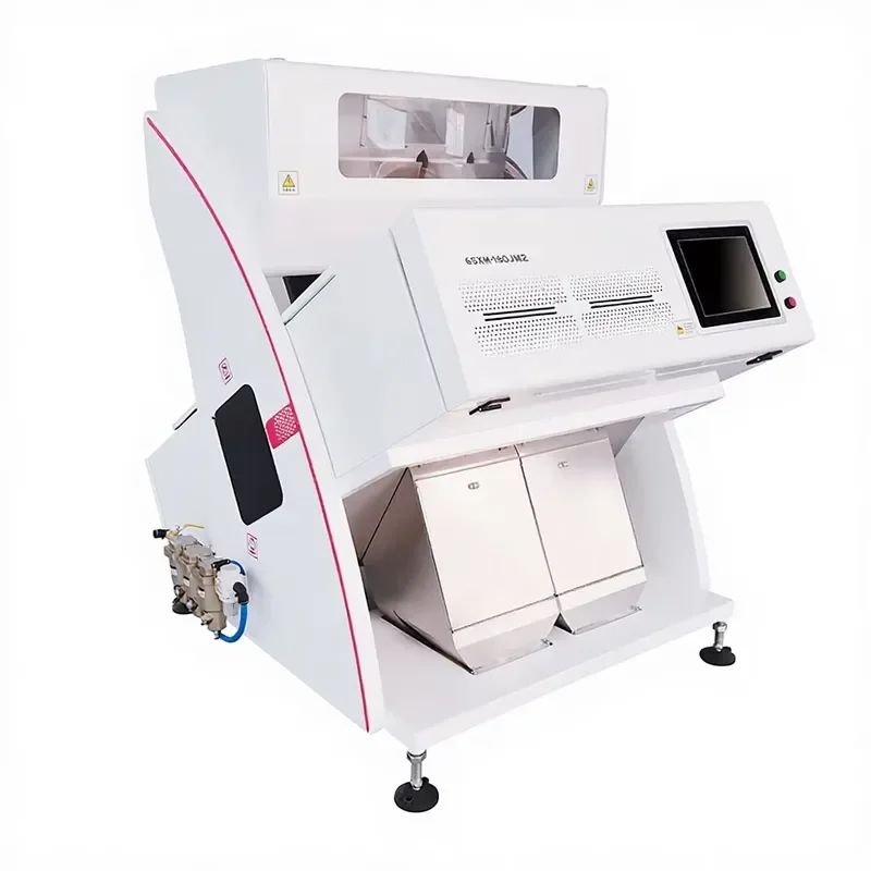 SFW Certificate Multi-Functional Optical Color Sorter for Rice Seeds Coffee Beans High Accuracy 99.98% 0.4-0.8T/H Capacity