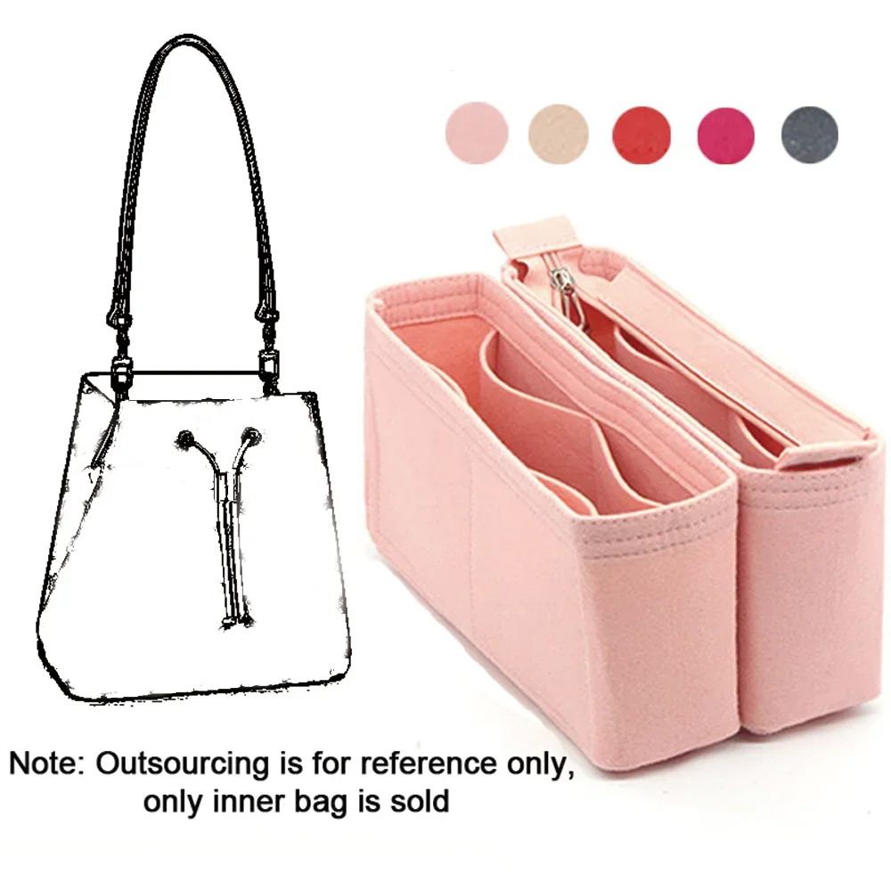 

Suitable For LV mini Bucket NANO NOE Bag Felt Inner Bag Lining Storage And Finishing Bag In Bag