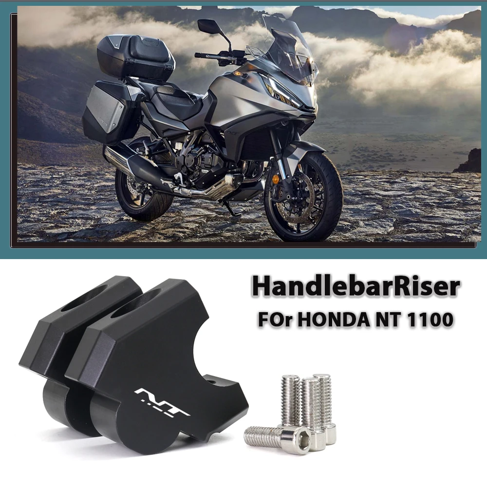 Motorcycle Accessories Handle Bar Riser Clamp Extend Handlebar Height Lift Mount For Honda NT1100 NT 1100 2022 2023 2024