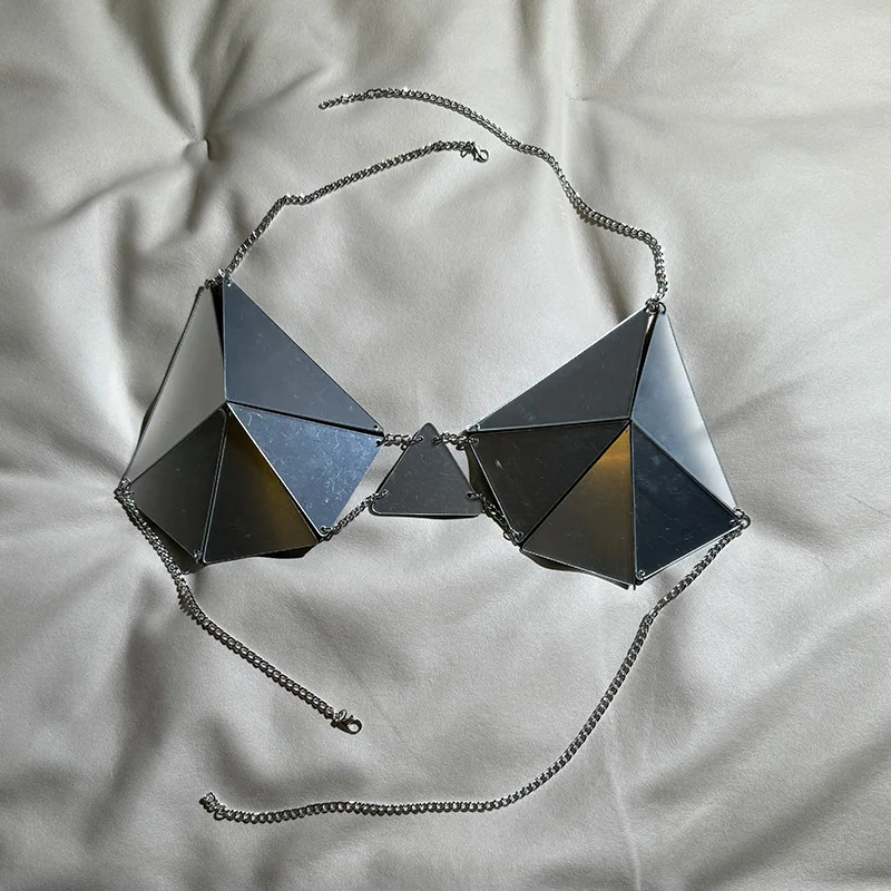 

Сексуальный камзол, женская мода, ромбовидная сетка, лоскутные повседневные укороченные топы, рок-бюстгальтер, сексуальный праздничный наряд, клубные вечерние топы на бретелях