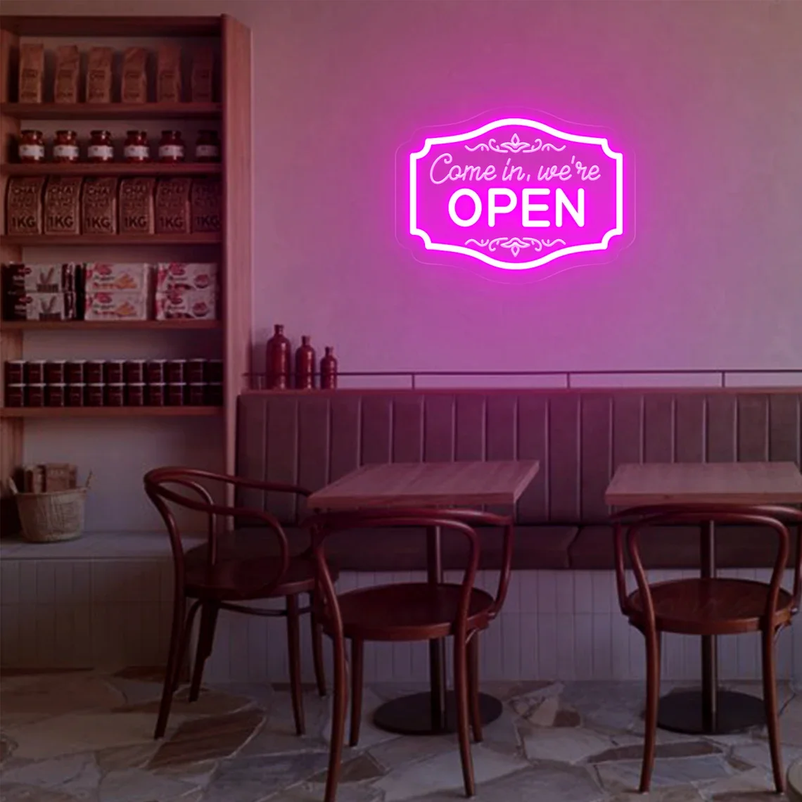 Open Sign For Business Hanging Neon Sign, We Are Open Sign Open Neon Sign , Open Closed Sign Open Shop Sign, Storefront Sign