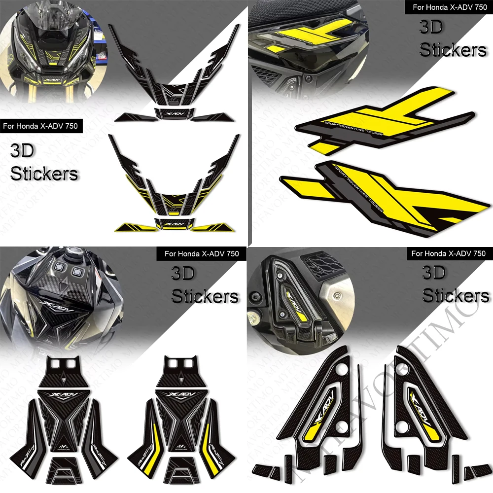 

2025 For Honda X-ADV XADV X ADV 750 Adventure Decoration Protector Stickers Decal Body Fender Shell Fairing Handguard Windshield