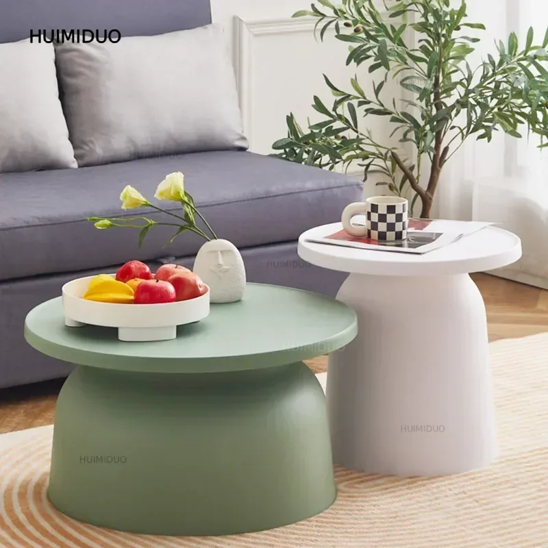 Mesas centro nórdicas para sala estar, mesa auxiliar moderna lujo estética minimalista, mesa centro sencilla para hogar
