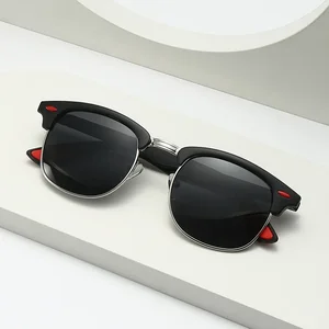 Retro polarisierte Sonnenbrille für Männer und Frauen, Sonnenschutz im Freien, Luxusdesignerin, klassische Sonnenbrille 6 Hauptverkäufe Angst - №1