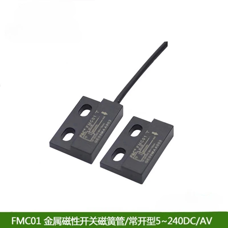 

Датчик дверного магнитного выключателя FMC01 магнитная герконовая трубка металлический магнитный переключатель сигнализация для дверей и окон нормально открытого типа
