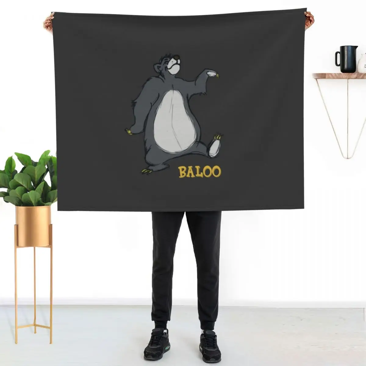 

Baloo Throw Blanket Warm Plush Fuzzy Blanket for Living Room