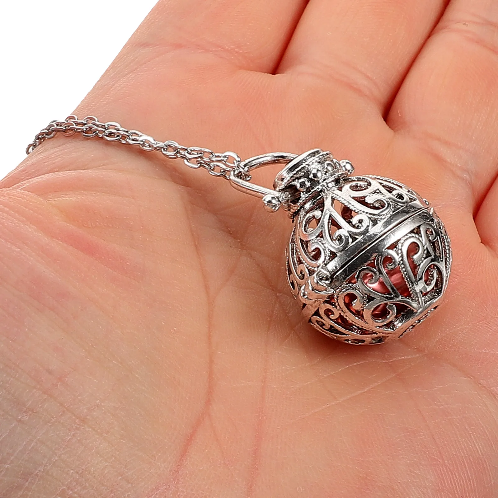 

Pet Urn Necklace for Ashes Stainless Steel Keepsake Memorial Locket Pendant Cremation Jewelry Pet Urn Necklace