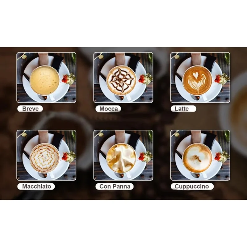 

A78E-4 In 1 Electric Steamer Full-Automatic Milk Frother Foam Maker For Coffee Chocolate Hot Chocolate AU Plug