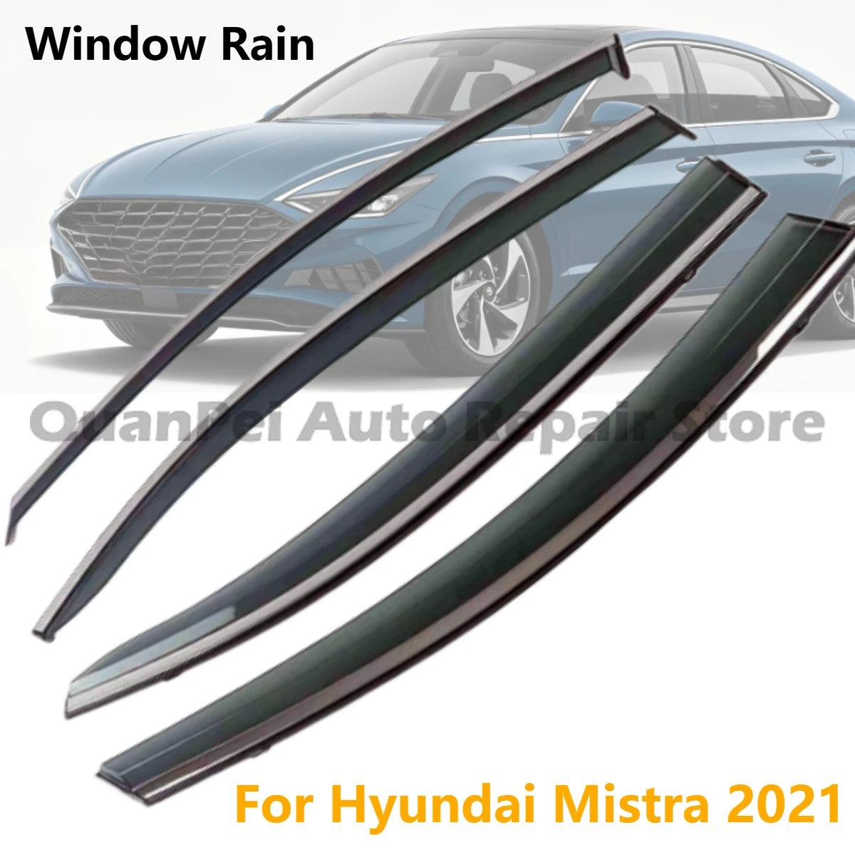 For Hyundai Mistra 2021, Side Window Rain Shields, Wind Noise Reduction Car Styling Parts