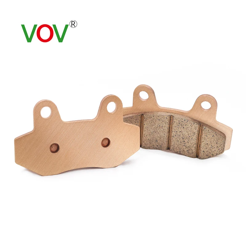 General Purpose Motorcycle Brake Pads Brown Ketone Semi-Metal Durable Motorcycle Parts Factory Direct Sales