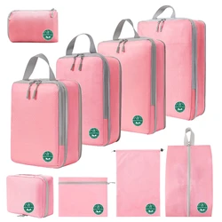 Compression Packing Cubes,Travel Packing Cubes for Carry on Suitcases, Expandable/Compression Bags for Clothes Travel Accessorie
