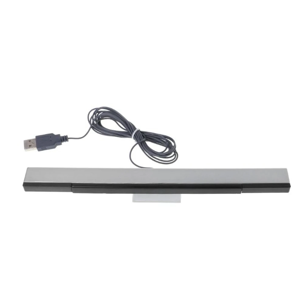 ABFN-USB Wired Sensor Bar For WII Replacement Infrared IR Ray Motion Sensor Signal Receiver For Wii System With Stand