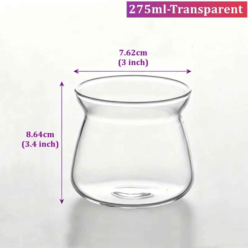 200ml 275ml Glass Coffee Server Coffee Sharing Pot Sniffing Mug Catcher Cup Coffee Aroma Tasting Cup Hand Brewing Bariata Tools