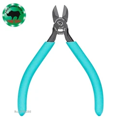 Japan RHINO RH-A07 Tungsten Inlaid Optical Fiber Diagonal Pliers 5-inch Steel Wire Cutting Pliers, Diagonal Pliers 125mm Long