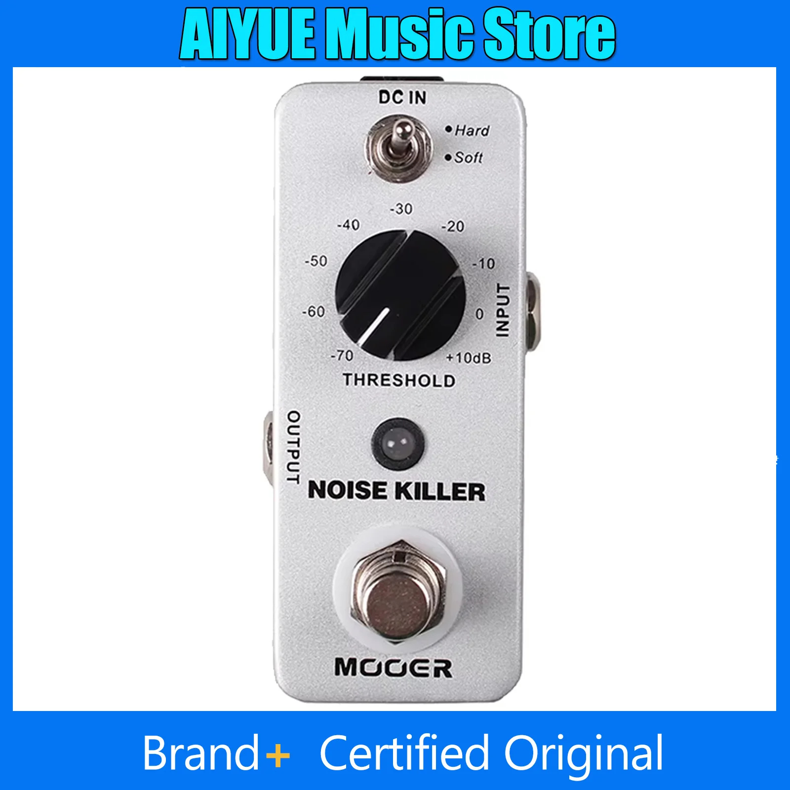 

MOOER Noise Killer Guitar Effect Pedal Bass Noise Reduction Effect 2 Working Modes True Bypass Pedal Electric Guitar Parts