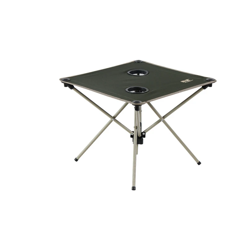 Draagbare Camping Tafel Ultralight Vouwen Strand Tafel Met 2 Bekerhouder, Draagtas Voor Camping Wandelen Backpacken Outdoor Picknick